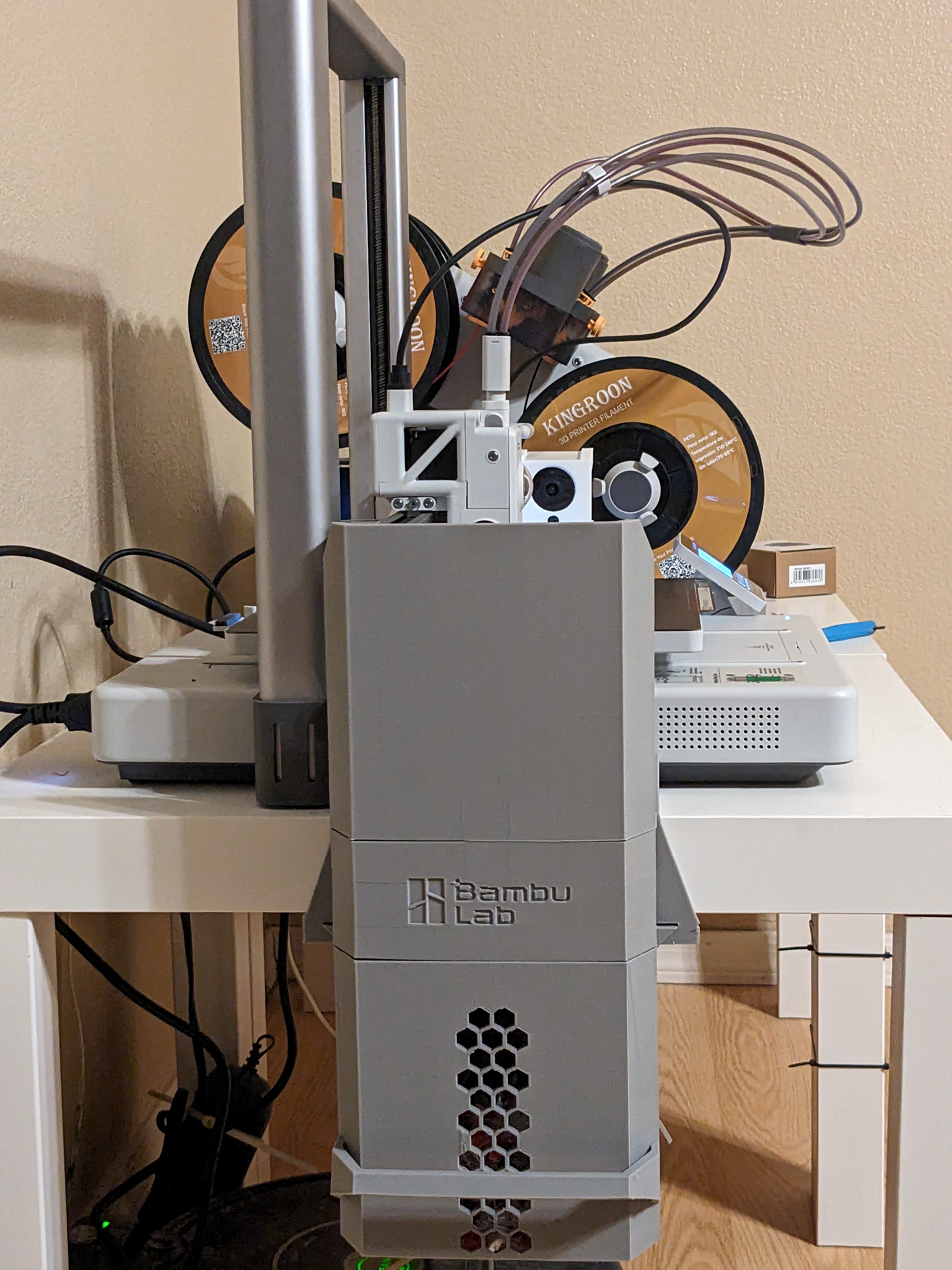 Thùng rác cạnh bàn Bambu A1 (bàn Ikea Lack)