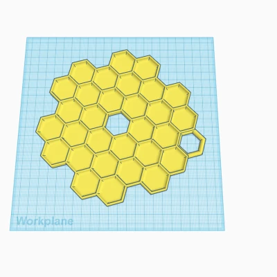 Khay Sơn Mật Ong (Honeycomb Paint Palette)