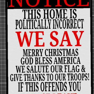 Biển Báo Nhà "Vui Tếu" Kiểu Cộng Hòa (Không Chính Trị)