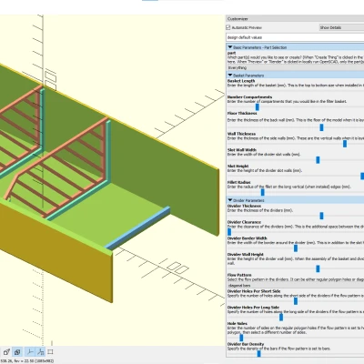 Rổ lọc tùy chỉnh cho hồ Fluval Spec