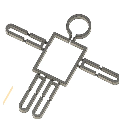 Khuôn Cắt Bánh Quy Hình Gừng Tinh Chỉnh Được