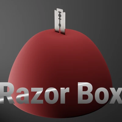 Hộp đựng dao cạo râu hai cạnh đã qua sử dụng