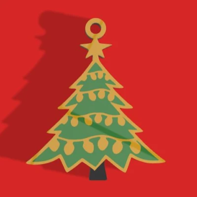 Bông Tai Cây Thông Noel Nhiều Màu (MMU2S)