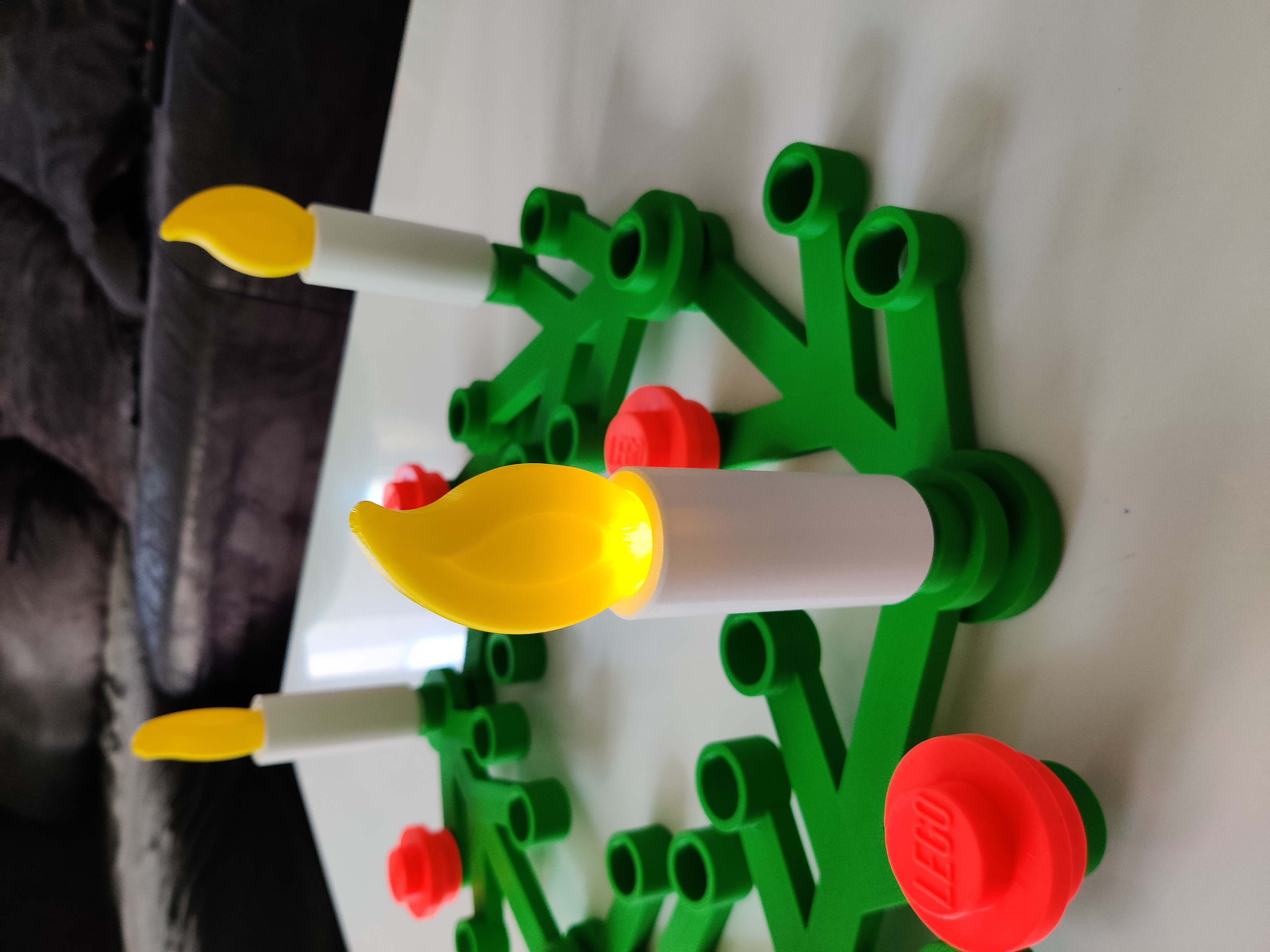 Nến cho Vòng Hoa Giáng Sinh Lego