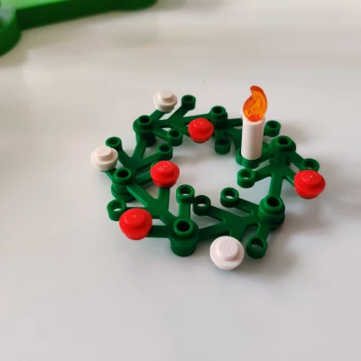 Nến cho Vòng Hoa Giáng Sinh Lego