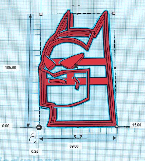 Khuôn Cắt Bánh Quy Hình Batman