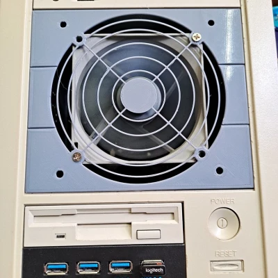 Adapter quạt cho khay ổ đĩa DVD 5.25" PC - Vừa quạt 92mm và 120mm