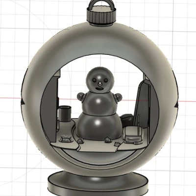 Quả Cầu Giáng Sinh Người Tuyết / Christmas ball Snowman