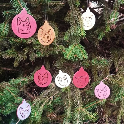 Ornacats - Đồ trang trí Giáng sinh hình mèo độc đáo