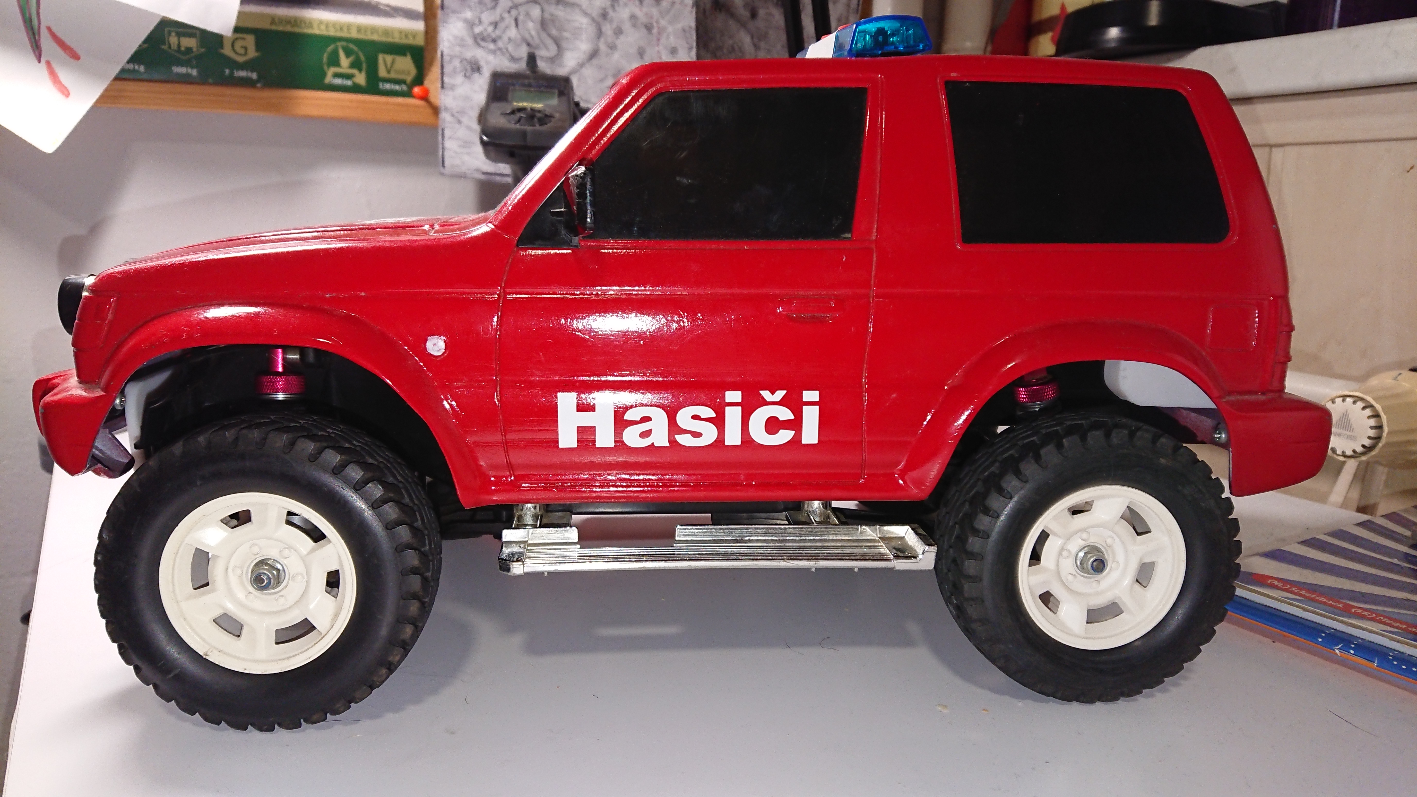 Tamiya CC-01 - Nâng cao thân xe