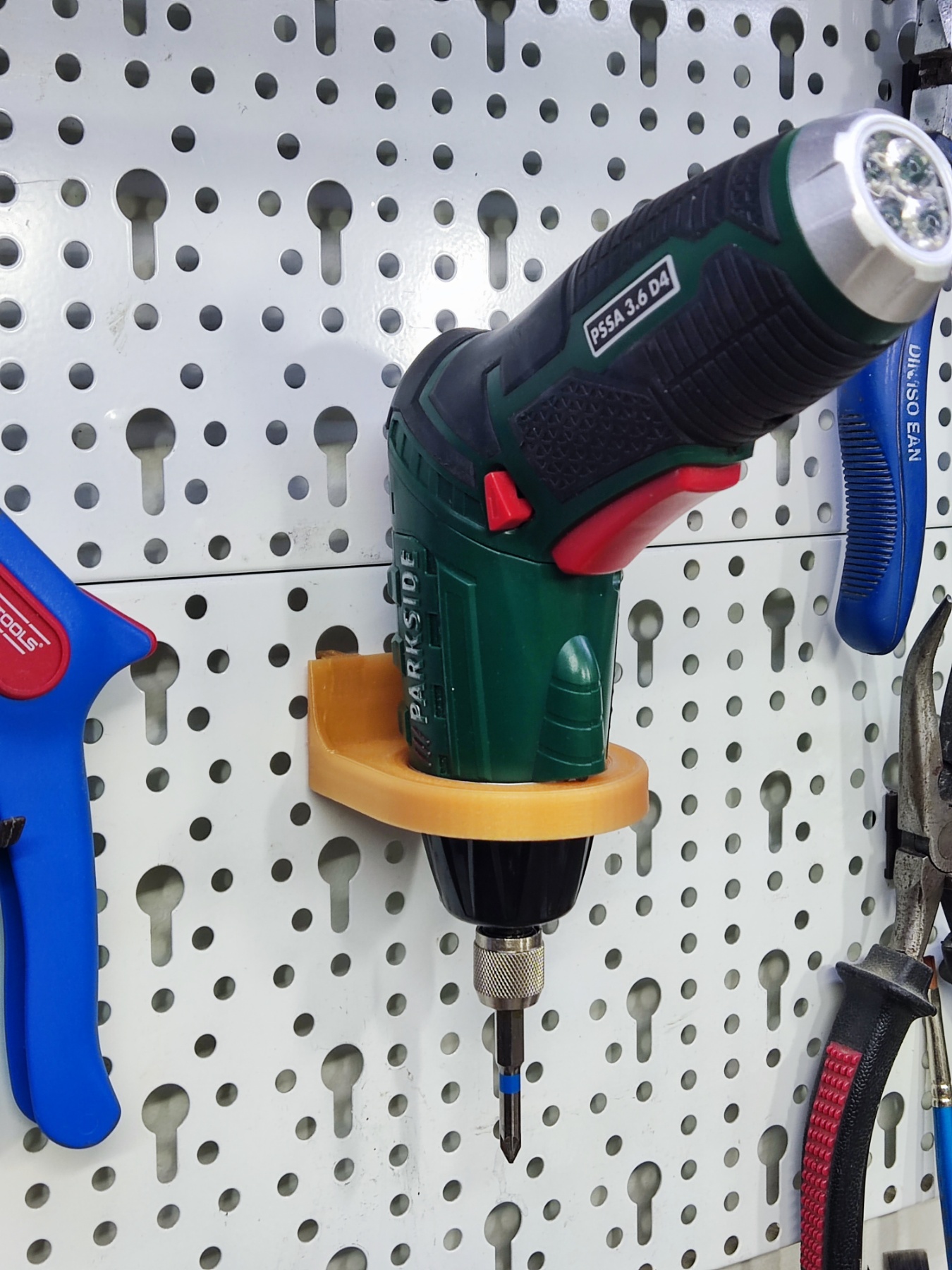 Giá đỡ tua vít điện cho Bảng peg Element System