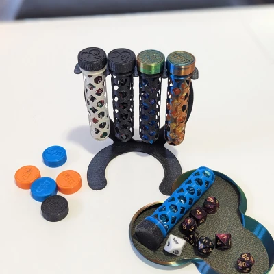 Bình Xúc Xắc Lăn - Hộp Đựng Xúc Xắc