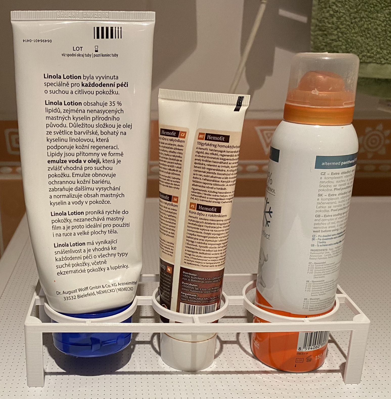 Giá Đỡ Chai Lọ Đựng Kem