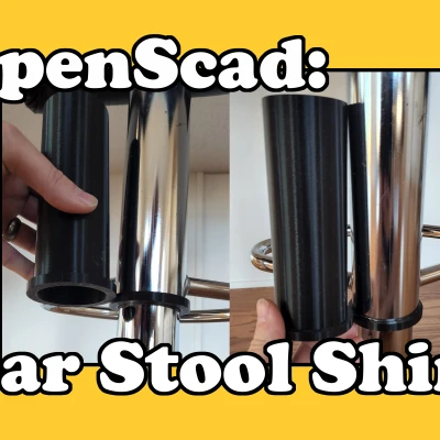 OpenScad: Miếng Độn Ghế Bar