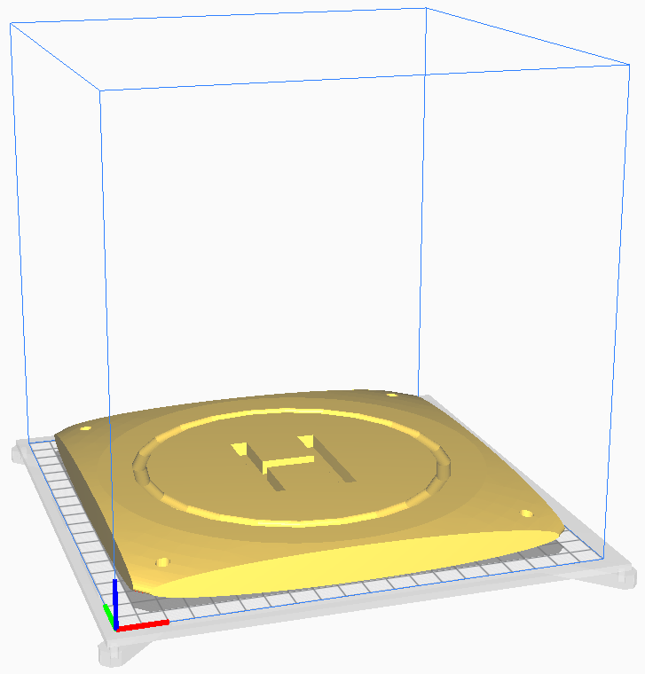 Bệ Đáp Drone Có Lỗ Neo