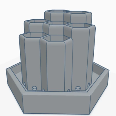 Chậu Trồng Sen Đá và Xương Rồng Có Lỗ Thoát Nước