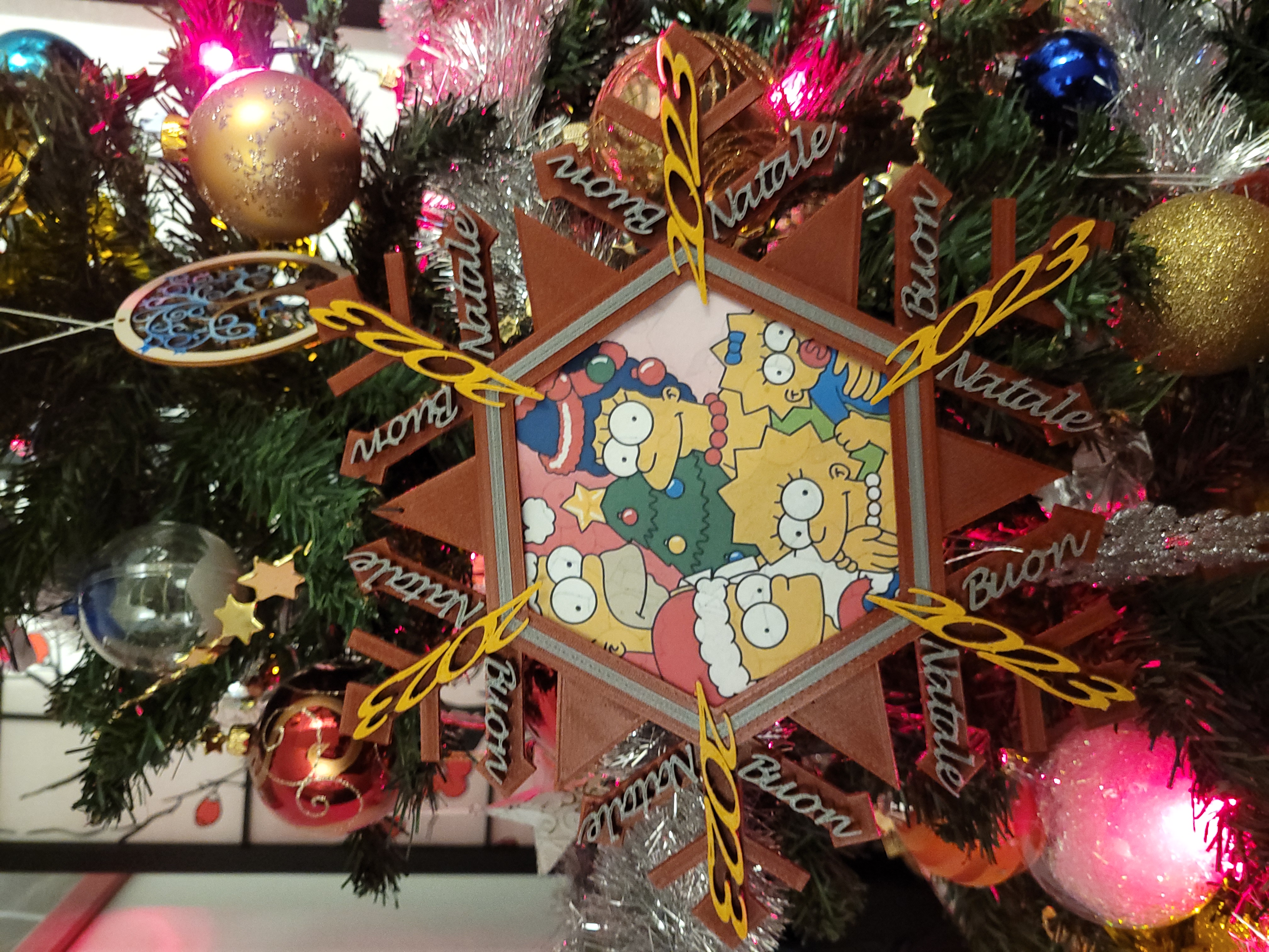 Khung Ảnh Bông Tuyết - Trang Trí Giáng Sinh