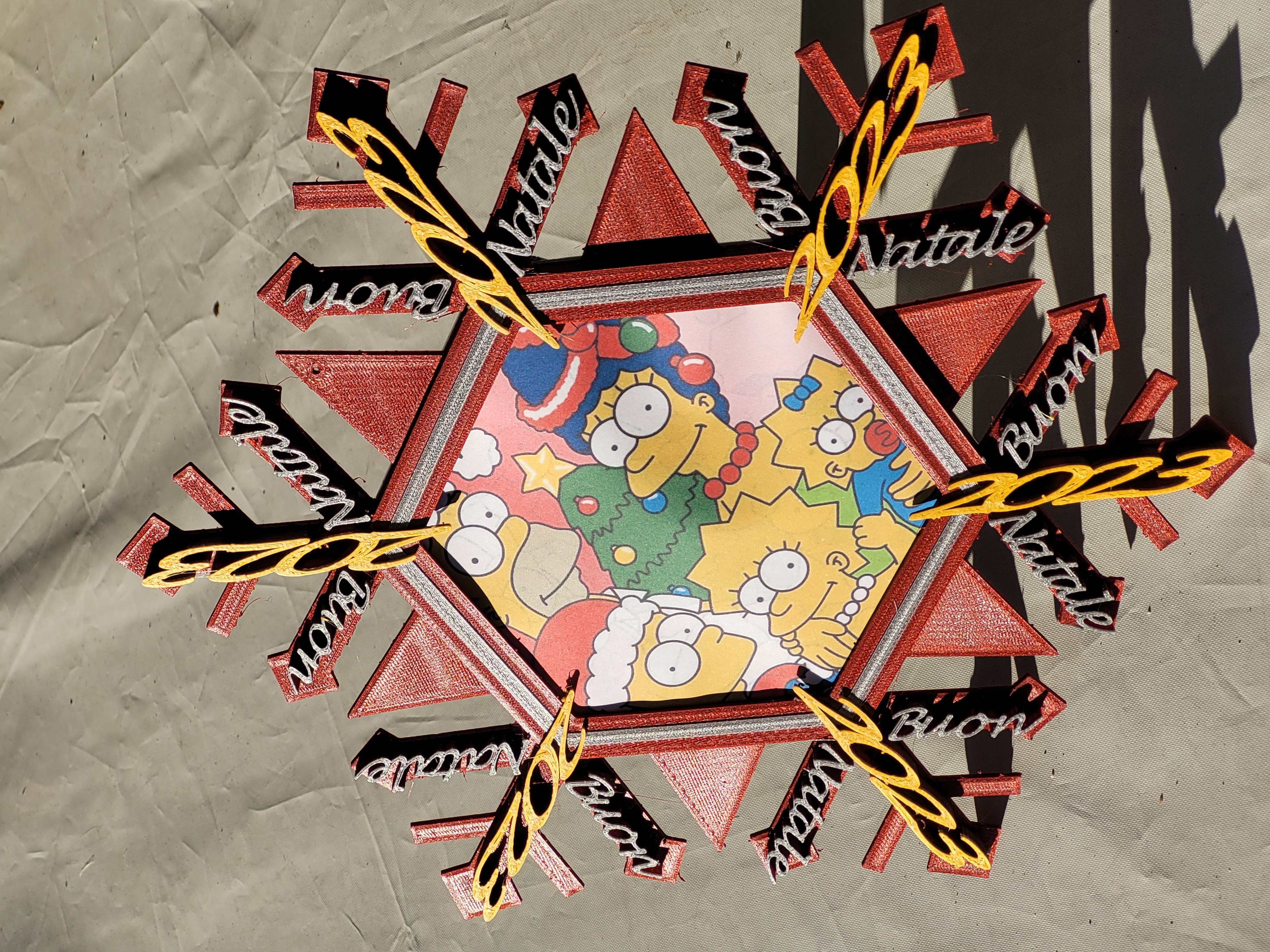 Khung Ảnh Bông Tuyết - Trang Trí Giáng Sinh