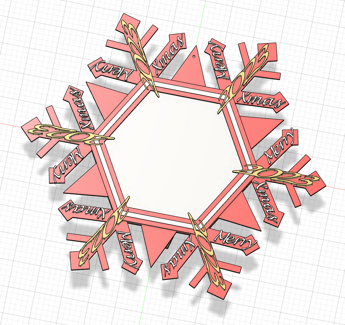 Khung Ảnh Bông Tuyết - Trang Trí Giáng Sinh