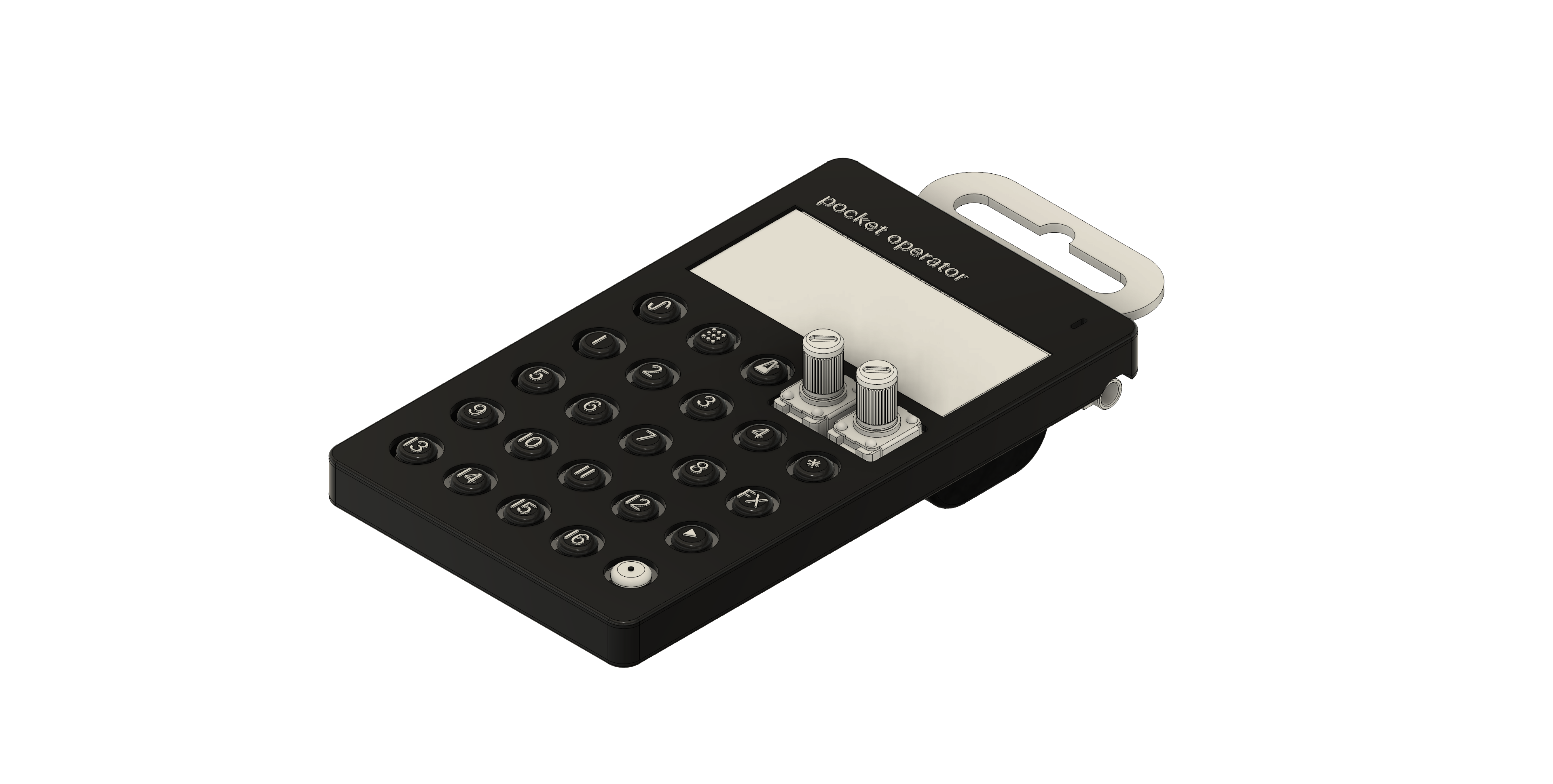 Ốp lưng Pocket Operator Mỏng (lấy cảm hứng từ ốp lưng silicon TE chính hãng)
