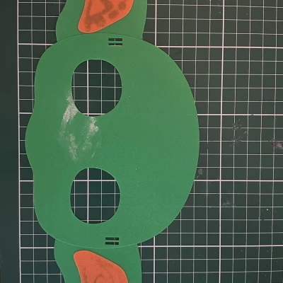 Mặt nạ Baby Yoda 2D có tai