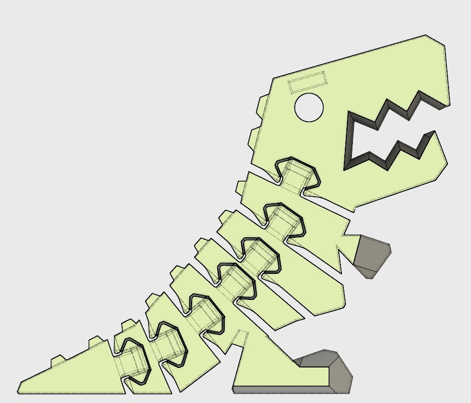 Khủng Long Bạo Chúa MrTRexFlex Bằng Nhựa