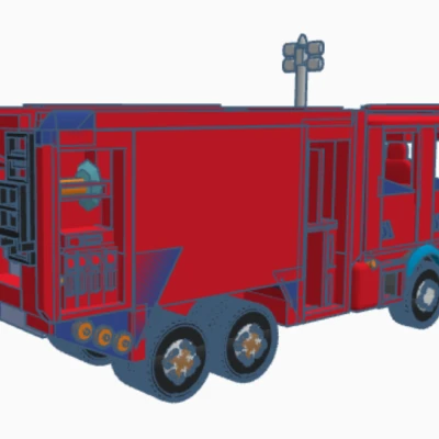 Mô Hình Xe Cứu Hỏa Scania Cas 30