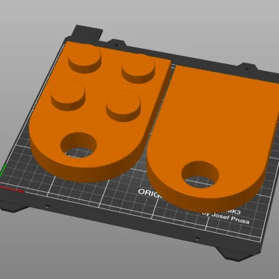 Mặt Dây Chuyền Trái Tim Gạch (2 Mảnh)