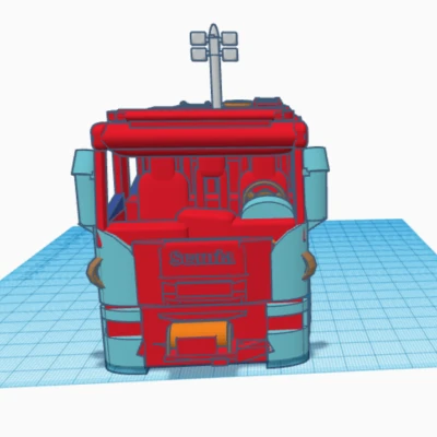 Mô Hình Xe Cứu Hỏa Scania CAS 20/4000/240