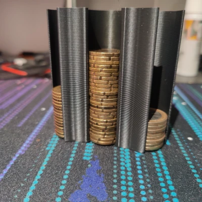 Chỗ giữ xu Euro (5¢ đến 2€)