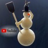 Móc Trang Trí Cây Thông Noel HÌNH NGƯỜI TUYẾT 90mm (Weihnachtsbaumschmuck) - Thumbnail 2