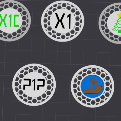 VỎ QUẠT ĐẦU IN BAMBU LAB P1P - P1S - X1C PHA TRỘN