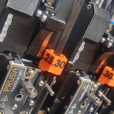 Prusa XL: Chỉ Báo Kích Cỡ Đầu Phun