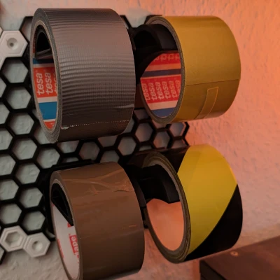 Giá Đỡ Cuộn Băng Keo Tổ Ong Treo Tường