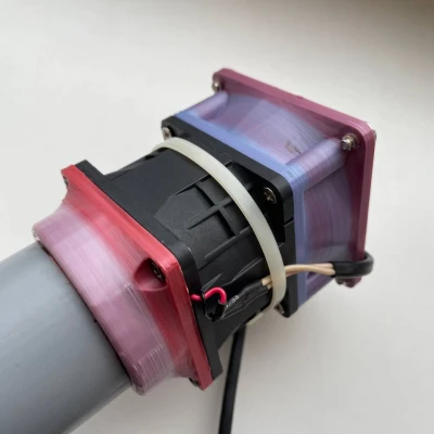 Bộ chuyển đổi quạt tản nhiệt server 60mm sang ống