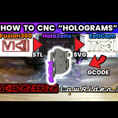 Ngàm và Bộ chuyển đổi cho Bút / Dao Kéo / Mũi Dao Kéo V1E LowRider 3 (RDZ Engraver)