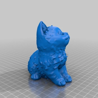 Mô hình 3D: Mèo Con (Kitten)