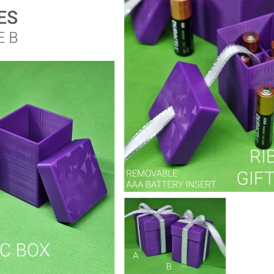 Hộp Quà Phong Cách B - Vừa Vặn Pin AAA