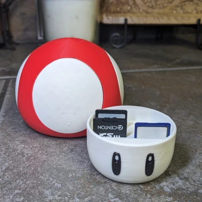 Đế Đựng Thẻ SD Hình Nấm (Cảm Hứng Mario)