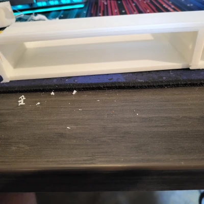 Giá đỡ rack 1U cho Unifi 8 Lite POE (USW-Lite-8-POE) có rãnh đi dây (cần chỉnh sửa)