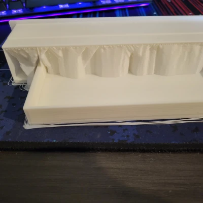 Giá đỡ rack 1U cho Unifi 8 Lite POE (USW-Lite-8-POE) có rãnh đi dây (cần chỉnh sửa)