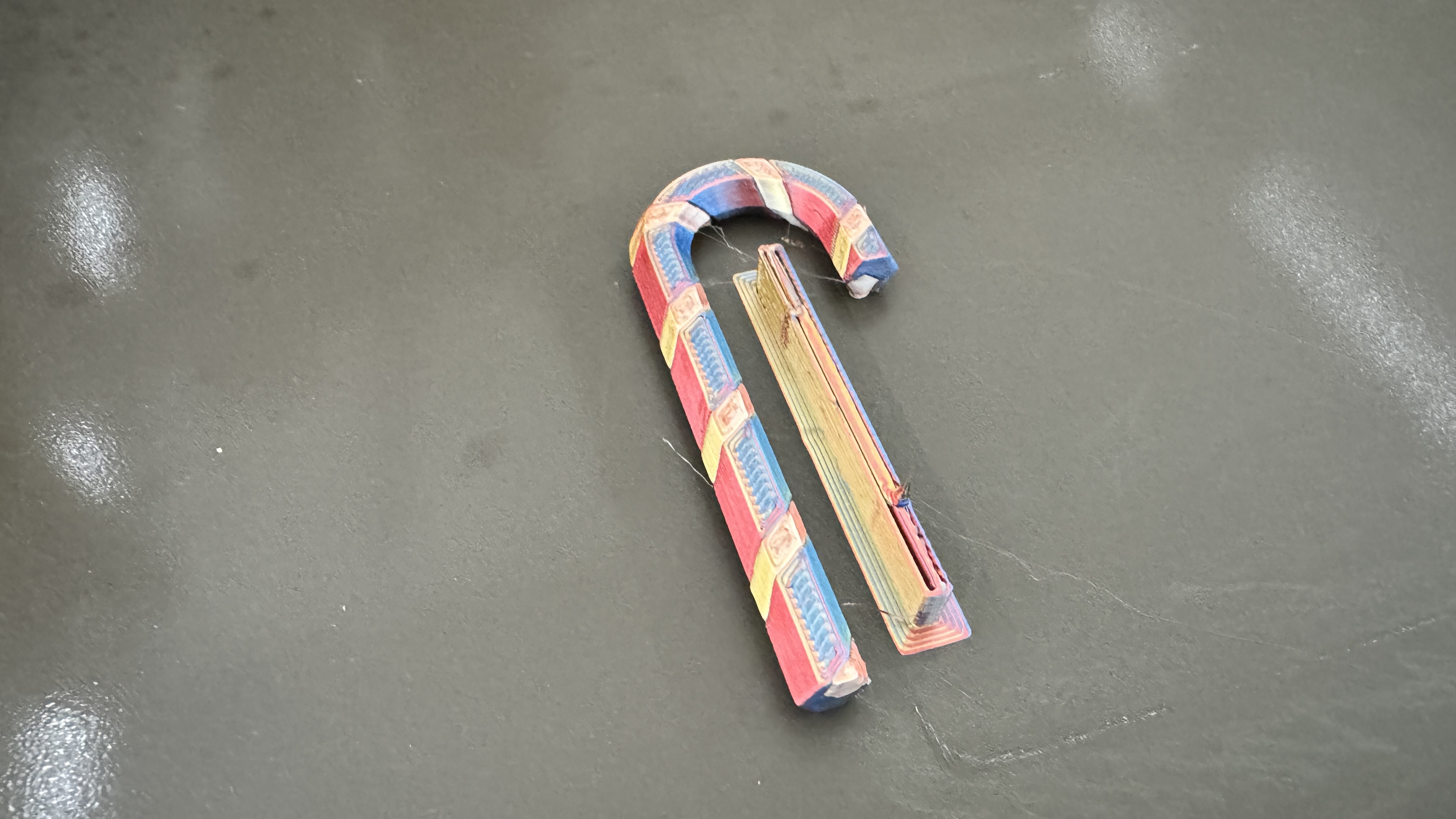 Cây Kẹo Bạc Hà Mini Lục Giác Hai Màu