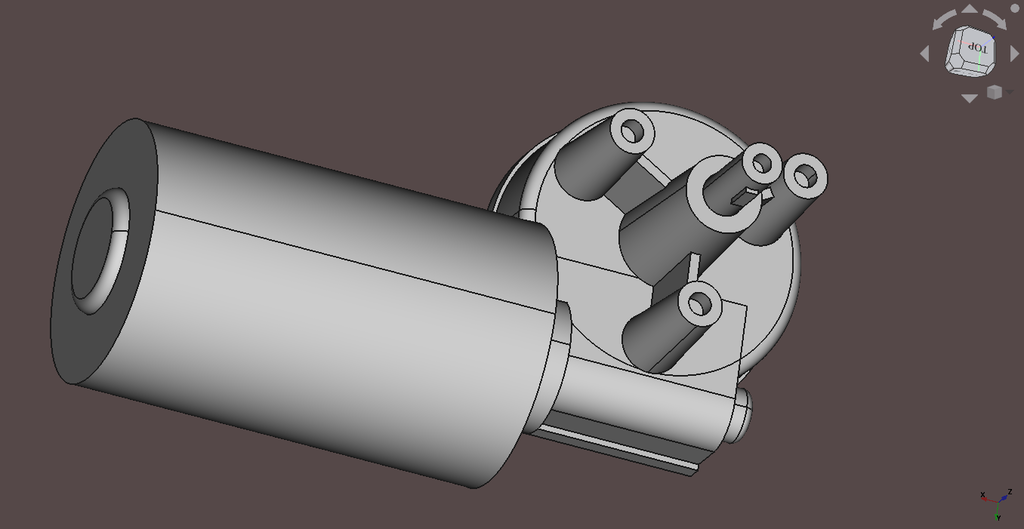 Mô hình động cơ JCF63R giả
