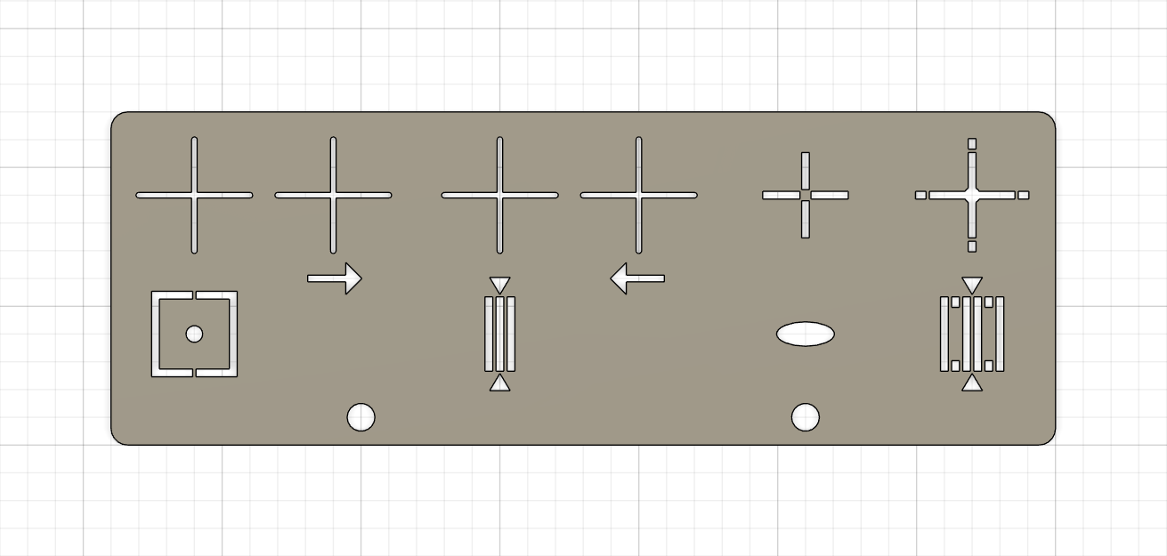 Mẫu Vẽ Khúc Xạ Kế (Optometrieschablone)