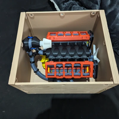 Thùng Lớn Vân Gỗ