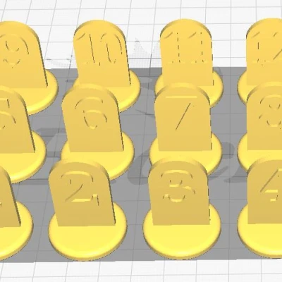 12 Mô Hình D&D Số Hóa Chung Chung