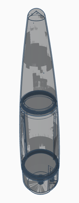 Chóp Mũi Mega Der Red Max (Ống thân LOC hoặc Estes 4 inch)