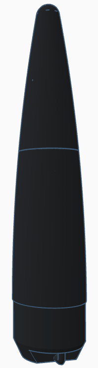 Chóp Mũi Mega Der Red Max (Ống thân LOC hoặc Estes 4 inch)