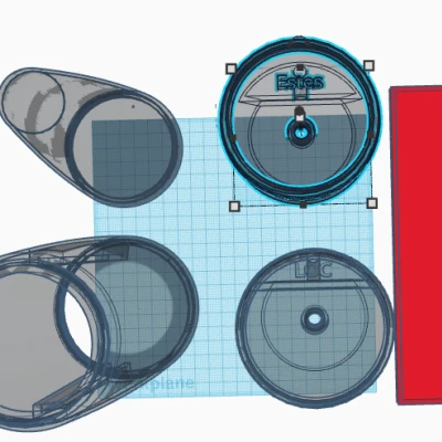 Chóp Mũi Mega Der Red Max (Ống thân LOC hoặc Estes 4 inch)