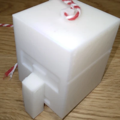 Mô hình đầu Villager Minecraft trang trí